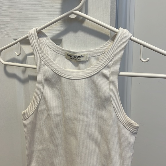 Foundationals White Tank Top - Picture 2 of 2